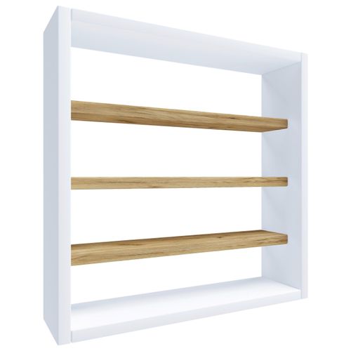 Gewürzregal Esaldi S ca. 40x40 cm Weiß/Honigeiche