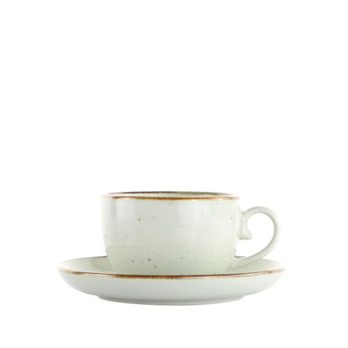 Kaffeetasse mit Untertasse Capri Creme