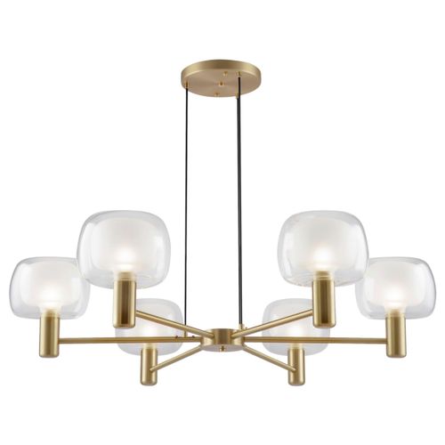 Kronleuchter Vision Goldfarben max. 60 Watt