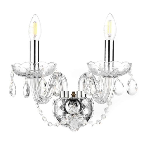 Wandleuchte Svetlana Chromfarben max. 6 Watt Wandlampe