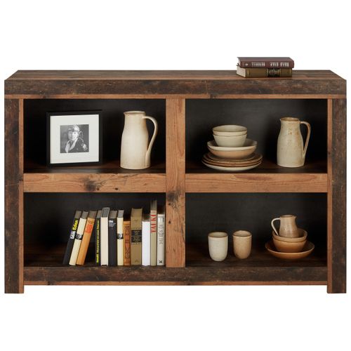 Regal in Braun/Dunkelgrau