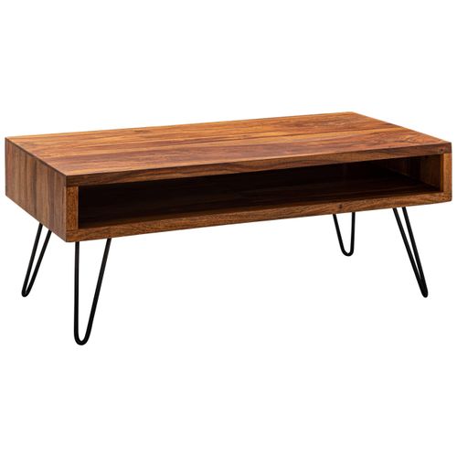 Couchtisch in Sheeshamfarbe Echtholz