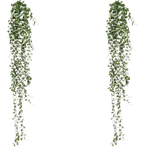 Kunstpflanze Hängepflanzen Dunkelgrün ca. 80cm