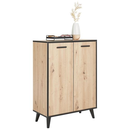 Schuhschrank in Eichefarben