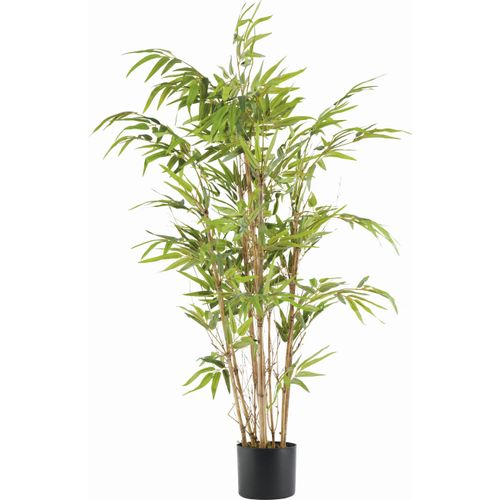 Kunstpflanze Bambus in Grün