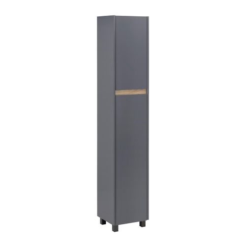 Hochschrank Massimo Dunkelgrau ca. 33x175x30 cm