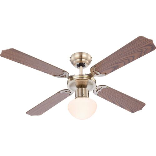 Deckenventilator Lilo Graphit-/Buchefarben