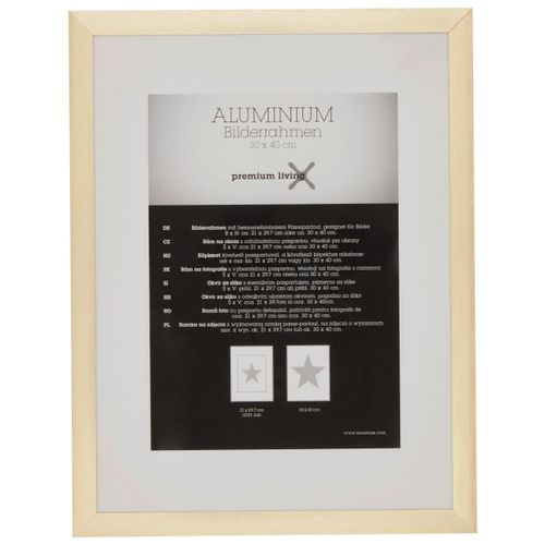 Bilderrahmen Aluminium in Goldfarben