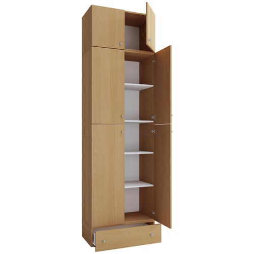 Schuhschrank Lona XXL ca.70x240x39cm Buchefarben