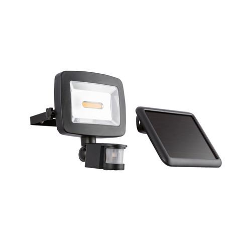 Solarleuchte Strahler Klar/Schwarz max. 3 Watt