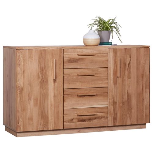 Kommode in Eichefarben teilmassiv