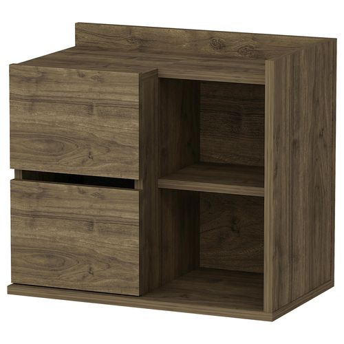 Nachttisch Juno ca. 60x53,2x35cm Walnussfarben