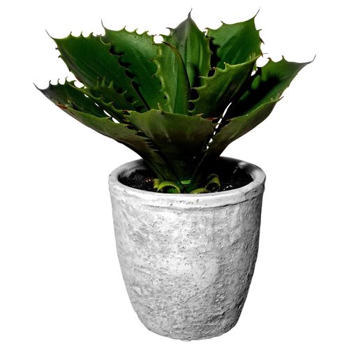 Kunstpflanze Echeveria in Grün