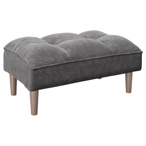Hocker Scarlett Anthrazit Samt