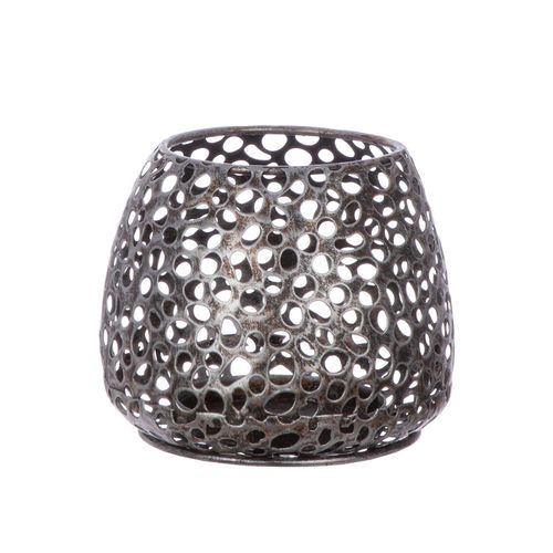 Windlicht Silberfarben