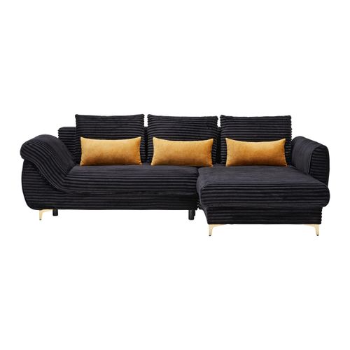 Wohnlandschaft Atlantis Lux Schwarz