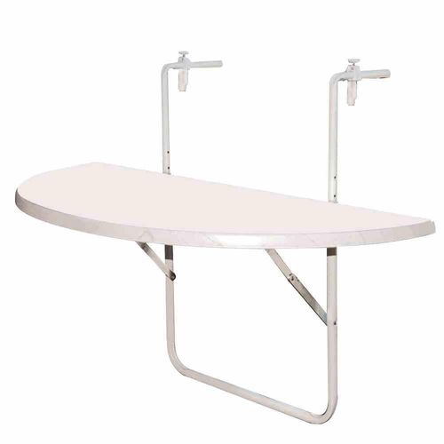 Balkonklapptisch ca. 50x100 cm Weiß
