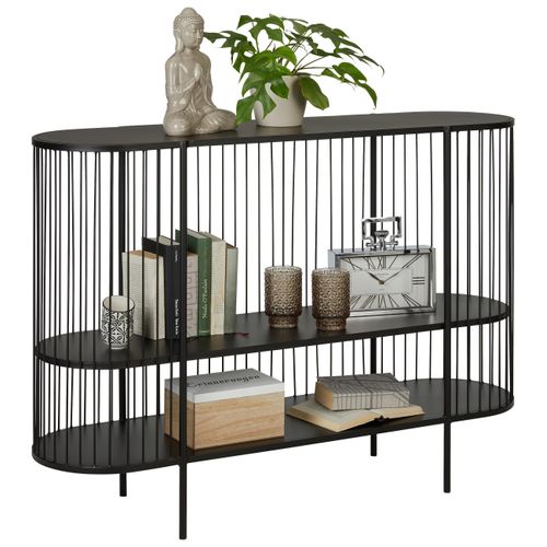 Konsolentisch aus Eisen in Schwarz