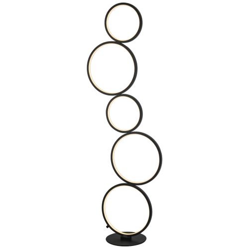 LED-Stehleuchte Javier in Schwarz max. 37 Watt