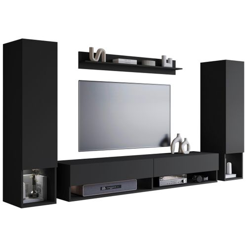 Wohnwand Amadeo Schwarz