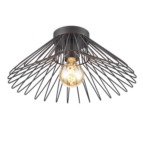 Deckenleuchte Duccio Schwarz max. 22 Watt Deckenlampe