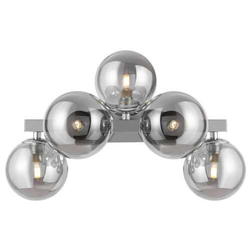 Wandleuchte Dallas Chrom max. 28 Watt Wandlampe