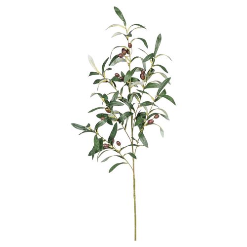 Kunstpflanze Olivenzweig II in Olivgrün