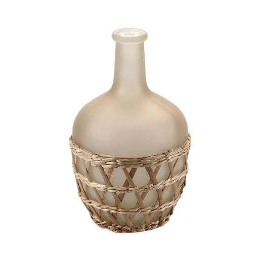 Vase Dust in Grau/Natur Ø ca. 20cm