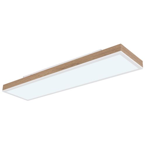 LED-Deckenleuchte Doro Dunkelbraun/Weiß max. 24 Watt Deckenlampe