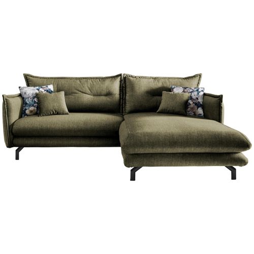 Wohnlandschaft Lava Grün Velours