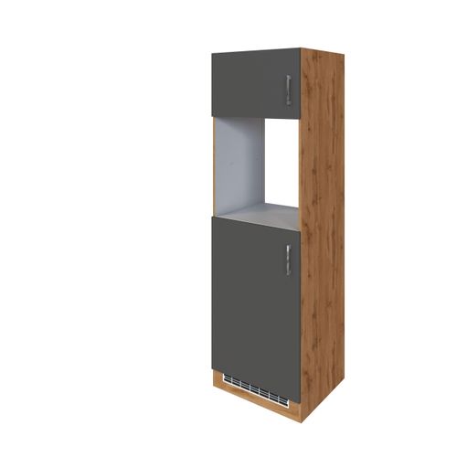 Held Backofen-/Kühlschrank Umbauschrank ca.60cm Anthrazit