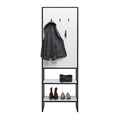 Garderobe Hilla Schwarz/Weiß