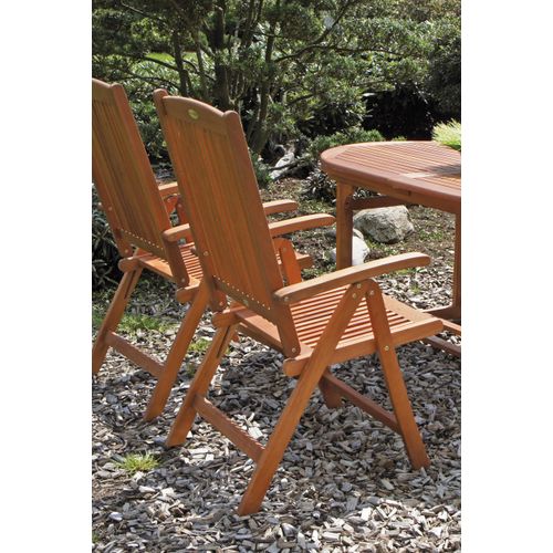 Gartenstuhl stapelbar/klappbar Eukalyptusholz