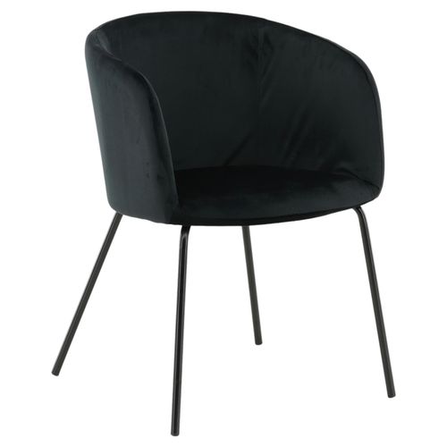 Stuhl Berit ca. 55x78x55 cm Schwarz