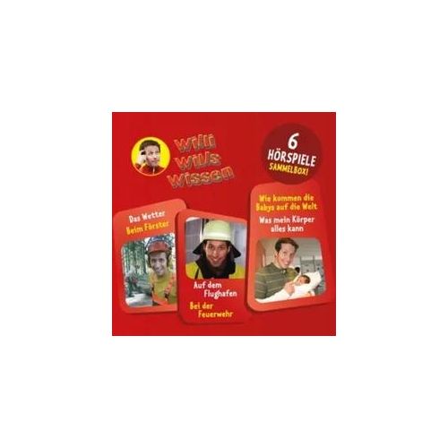 Willi Wills Wissen-(4)Sammelbox Mit 6 Hörspielen
