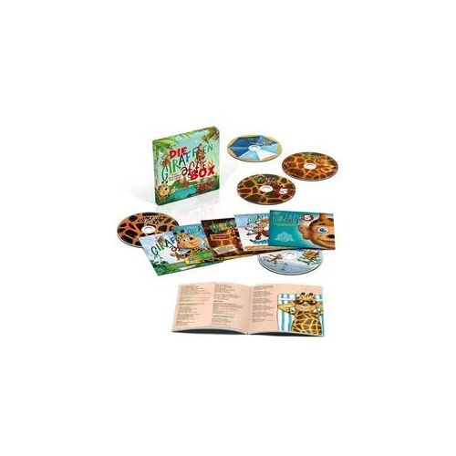 Die Giraffenaffen Box-5 CDs mit Songs und Texten