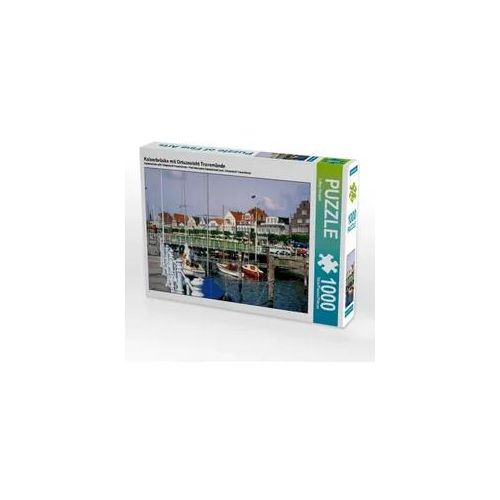 Kaiserbrücke mit Ortsansicht Travemünde (Puzzle)