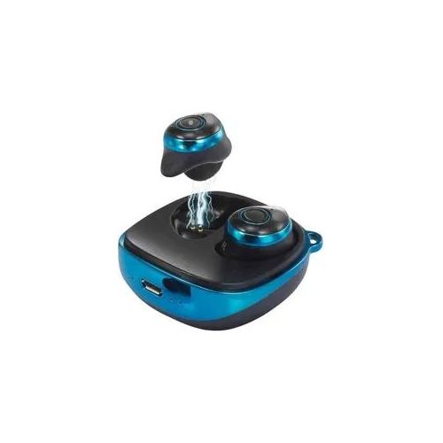 Renkforce RF-BTK-200 In Ear Kopfhörer Bluetooth® Blau, Schwarz Headset