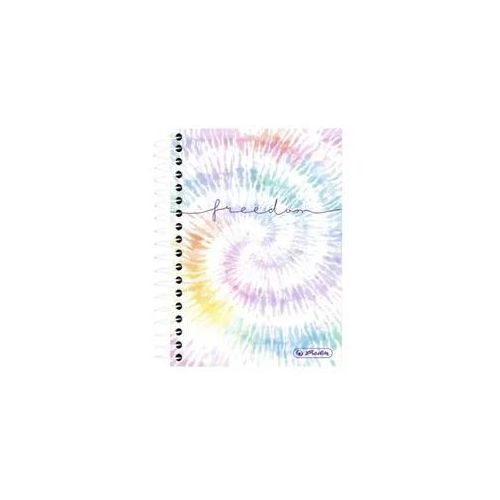 Herlitz Spiralnotizblock 10x14 cm 200 Blatt, New Batik Freedom
