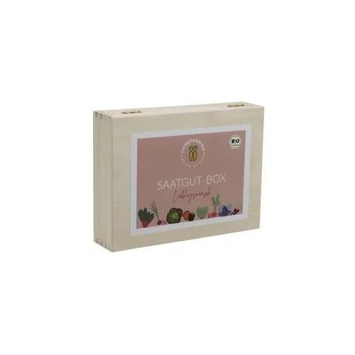 Saatgut Bio-Saatgutbox Lieblingsmensch in Holzbox