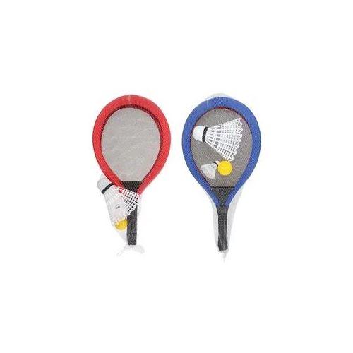 Idena Softballspiel XXL mit 3 Federbällen 67cm