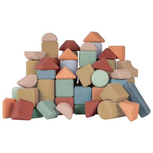Bausteine Korko, Bunt, Holz, 60-teilig, Kork, unisex, Reach, EN 71, schadstofffrei, transportierbar, Spielzeug, Babyspielzeug, Motorikspielzeug