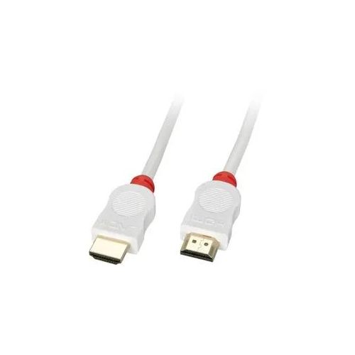 LINDY HDMI Anschlusskabel HDMI-A Stecker, HDMI-A Stecker 2.00m Rot 41412 4K UHD HDMI-Kabel