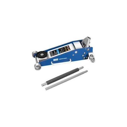 Rangierwagenheber GÜDE "GRH 2,5/460 AL", silber (blau, schwarz, silberfarben), B:30cm H:15,5cm L:56cm, Fahrzeugheber, bis 2,5 t