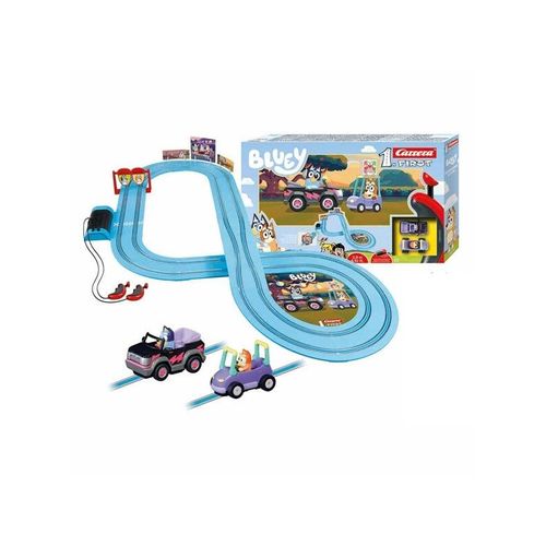 Carrera First First Race Track - Bluey vs. Bingo Let's Go 2.9m