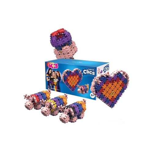 Clics Nano - K3 Builders Building Set - 190pcs.