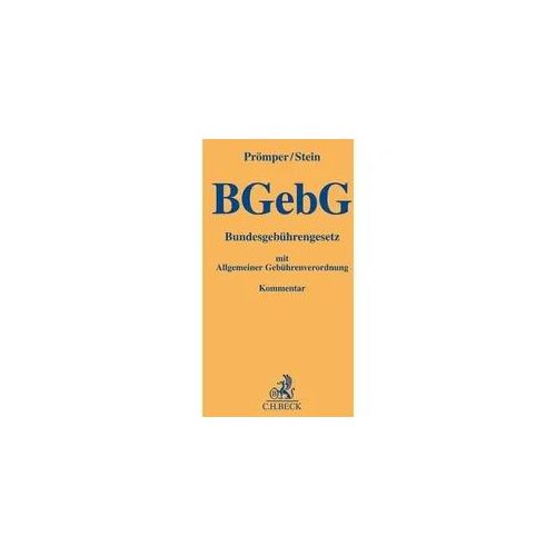 Bundesgebührengesetz. BGebG