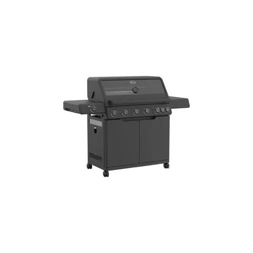 Gasgrill RÖSLE "ALLFLAME Hero 6", schwarz, B:157cm T:61,8cm, Grills, 50 mbar