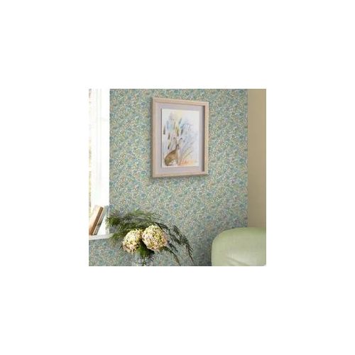 Vliestapete LAURA ASHLEY "Loveston", blau, B:0,52m H:10m L:10m, Vlies, Tapeten, 10mx52cm (ca. 5m2)