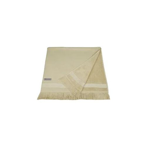 Hamamtuch ROSS "Hamam", beige (sand), B:90cm L:180cm, Hamam Frottier, Hamam Frottier, Handtücher, idealer Begleiter für Strand, Sauna oder Wellnessbereich
